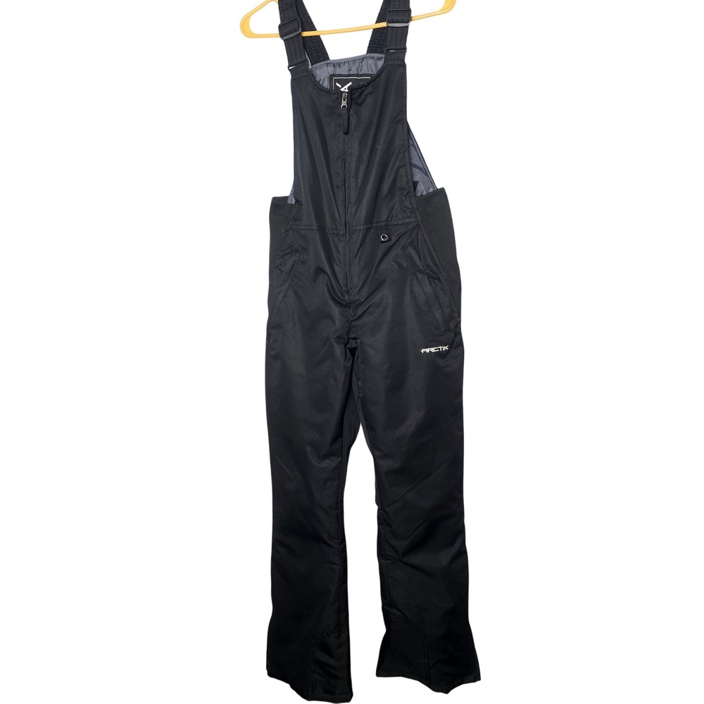 Arctix Womens Essential Insulated Snow Bib Overalls XS Black Ski Snowboard